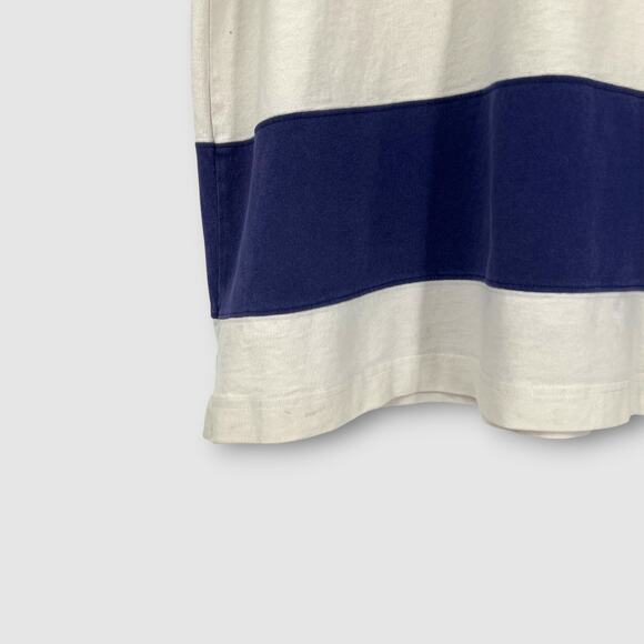 Marks & Spencer Blue Harbour Rugby Club Striped Polo Shirt Medium - Picture 3 of 6